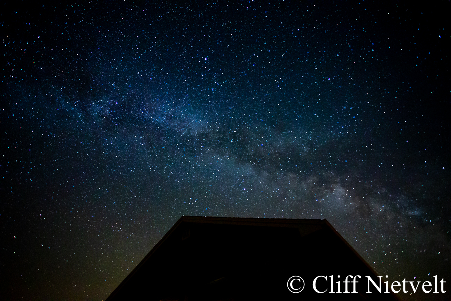 Night Sky and Cabin, REF: NOSC015